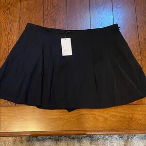 a new day Black Pleated Mini Skort